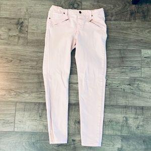 Girls Pink Jeggings, Size 16